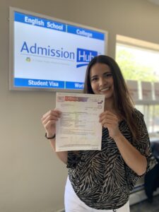 Student get study permit from Canadian college