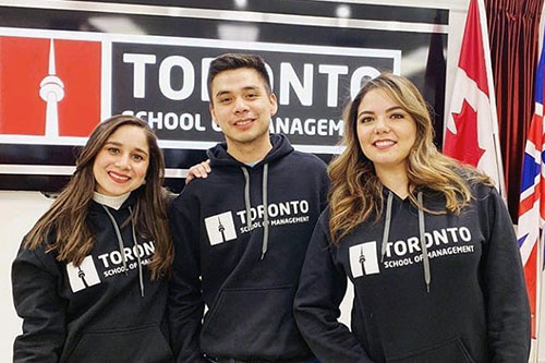 International students at Toronto School of Management (TSoM)