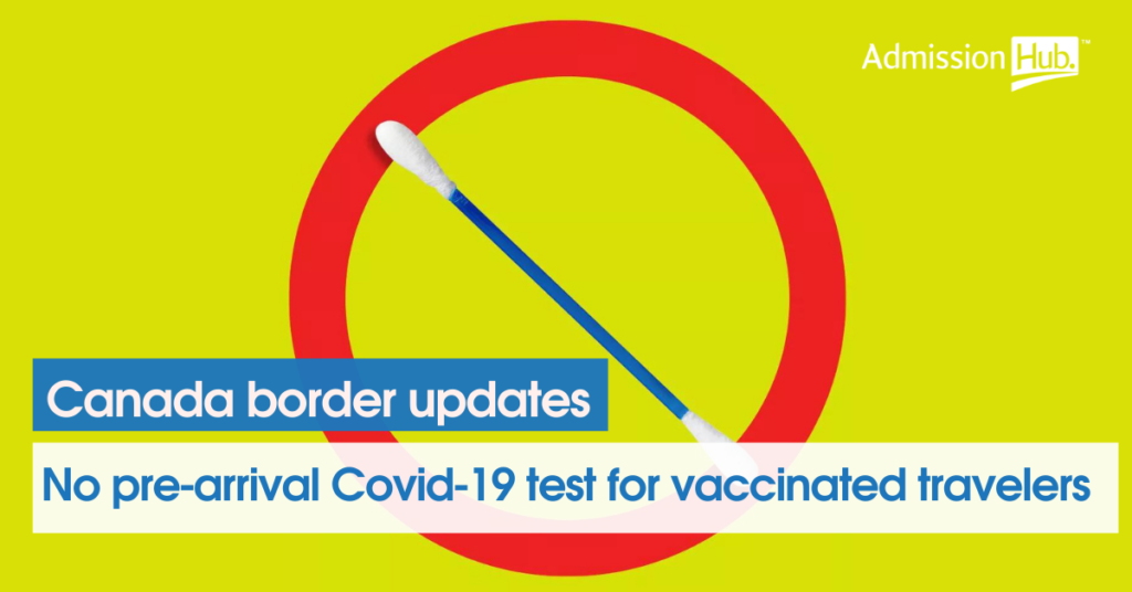 Canada border updates: No pre arrival Covid-19 test for vaccinated travellers