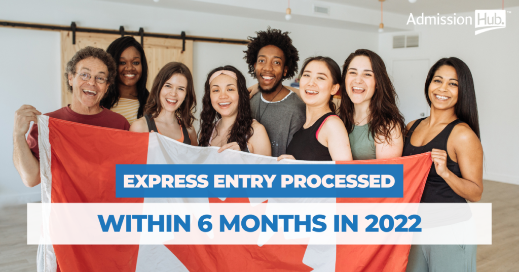 Express Entry will be processed within 6 months in 2022