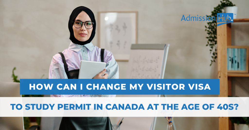 Changing visitor visa to study permit inside Canada