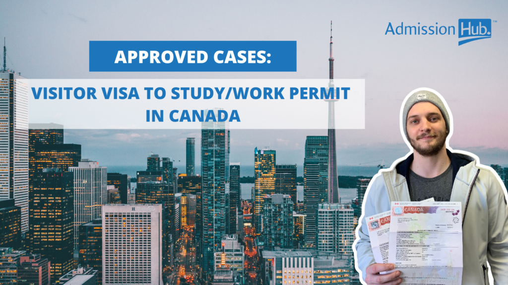 Changing visitor visa to study/work permit in Canada